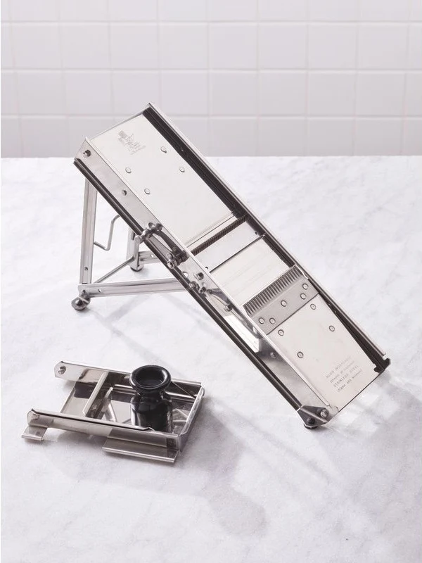 Mandolino inox grand gourmet cm.40x12 h.28 7 lame