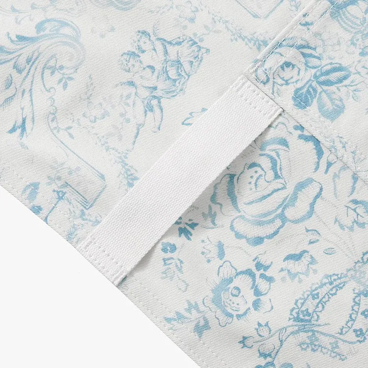 LoveShackFancy x H&B Toscana Toile Vintage Sea Cropped Essential Apron