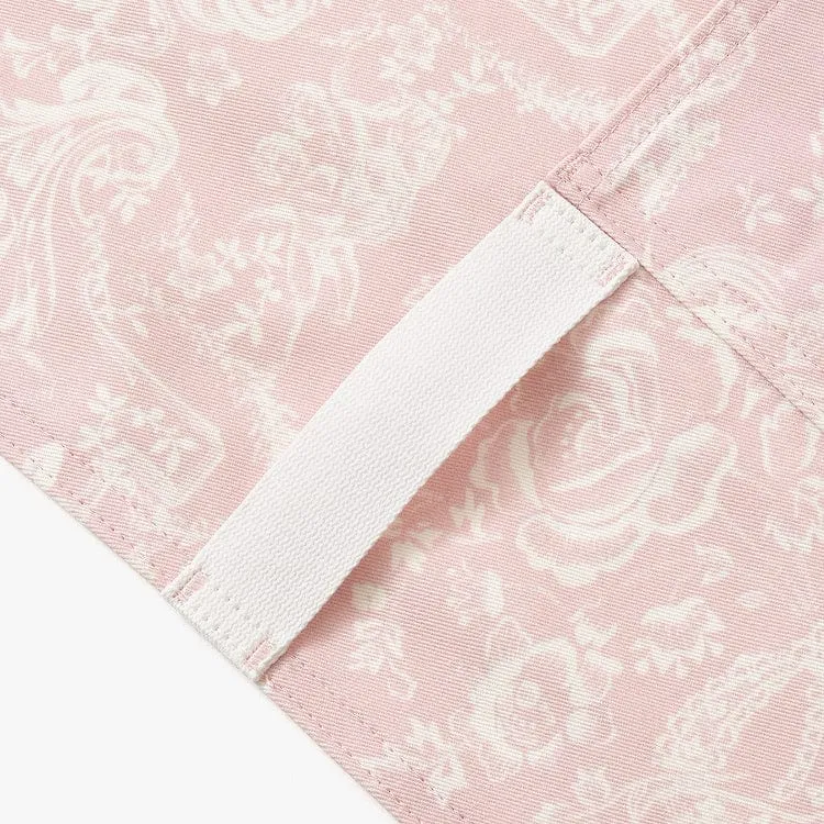LoveShackFancy x H&B Toscana Toile Perennial Pink Cropped Essential Apron