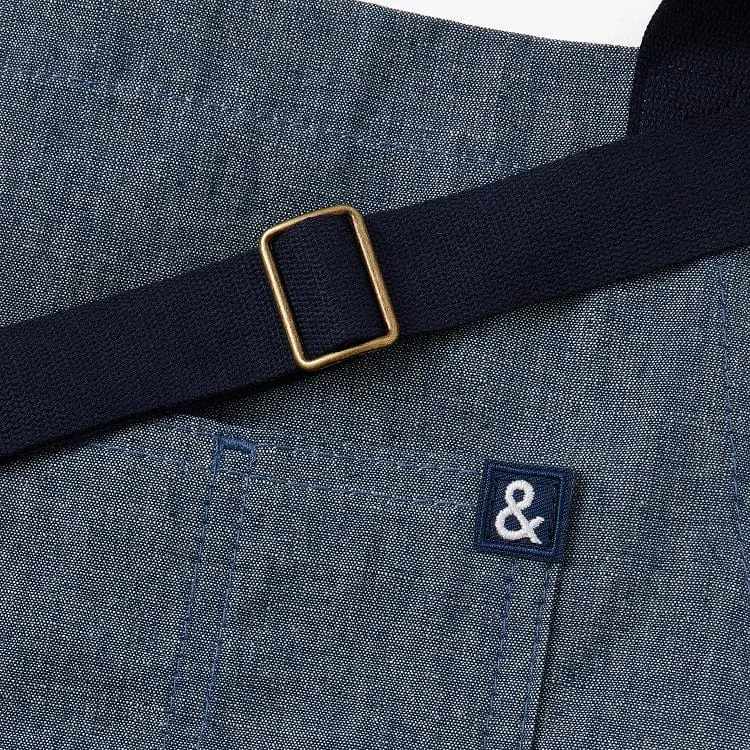 Blue Salt Chambray Big Apron