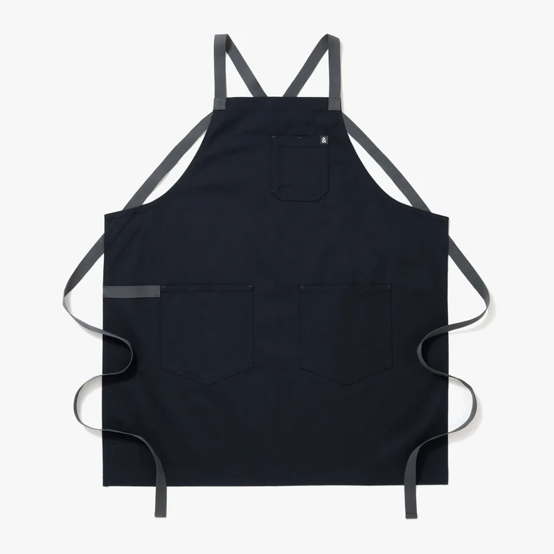 Midnight Blue Crossback Apron
