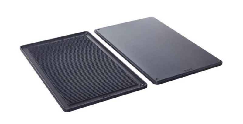 Piastra per griglia e per pizza cm 32,5x53 - 1/1 GN