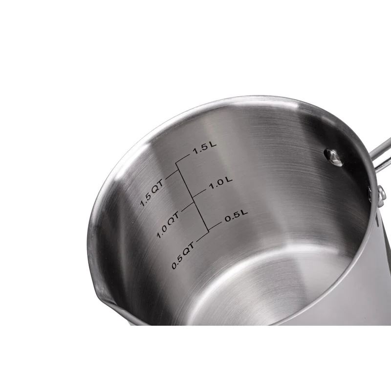 Moneta ACCORDO INOX BOLLILATTE CON BECCUCCIO 14 cm