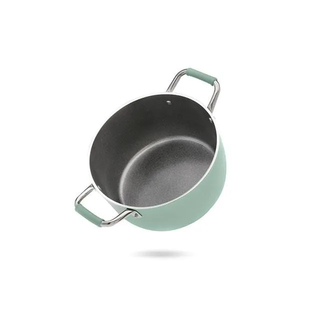 Casseruola antiaderente alta 2 maniglie 28 Cm