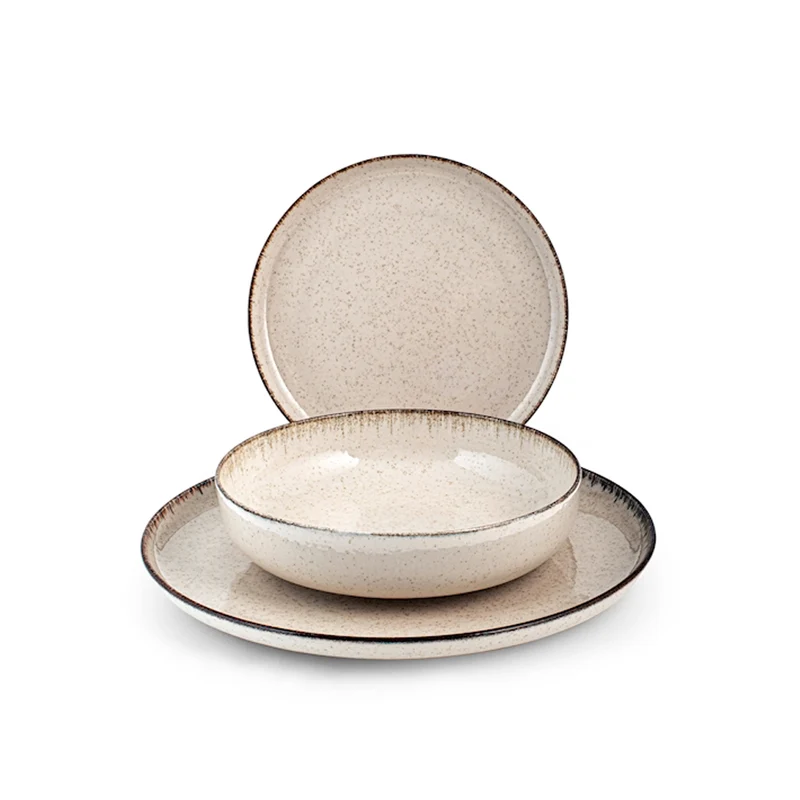 Pearl Servizio Tavola In Porcellana Set 12 Pz