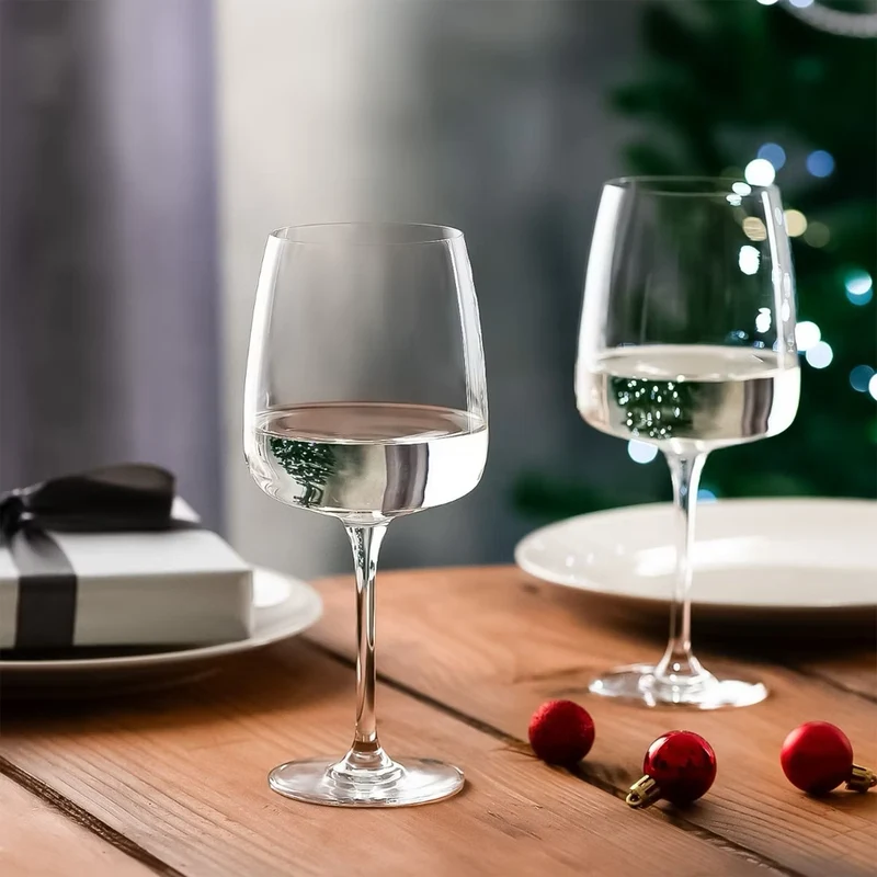 65 cl - Modern Calice Vino Bianco In Vetro Sonoro Set 4 Pz