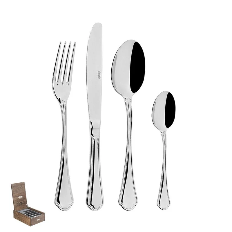 Rada Servizio Posate In acciaio Inox 18/10 Set 24 Pz