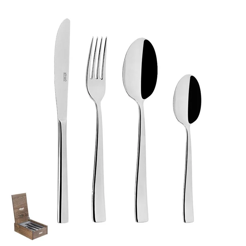 Azzurra Servizio Posate In acciaio Inox 18/C Set 24 Pz