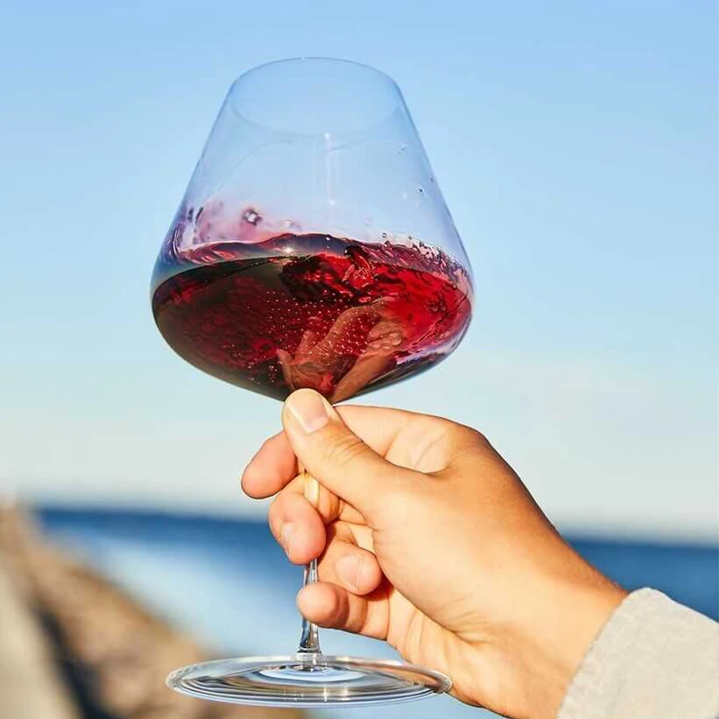 96 cl - Denk'Art Calice Vino Rosso Borgogna In Vetro Cristallino Set 2 Pz