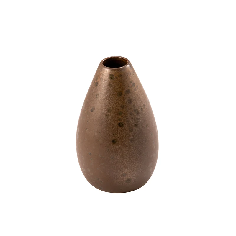 8x13 cm - Phobos Vaso Bombato In Stoneware Set 6 Pz