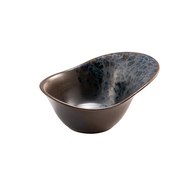 60 cl - Phobos Coppa Petalo Ovale In Stoneware Set 4 Pz