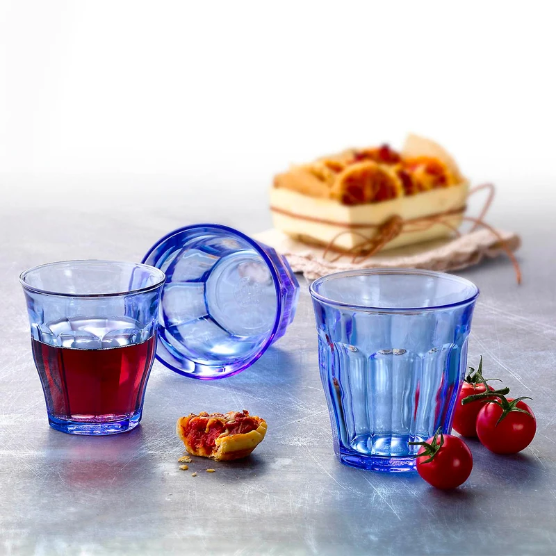 31 cl - Picardie Bicchiere Acqua In Vetro Temperato - Set 4 Pz
