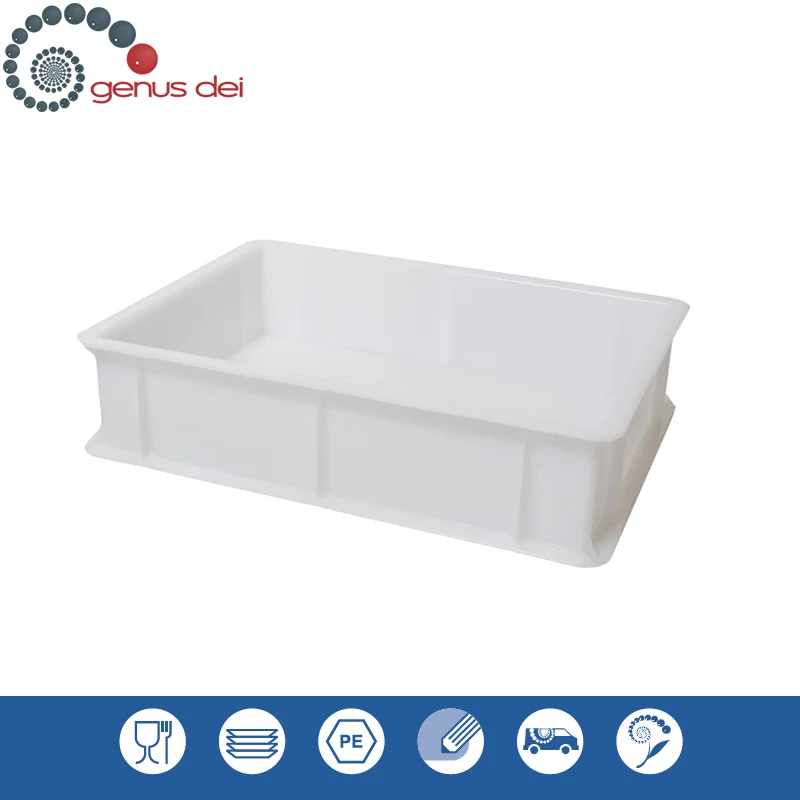 30 x 40 x H10 cm - Dei Cassetta Portaimpasto Rettangolare In Plastica