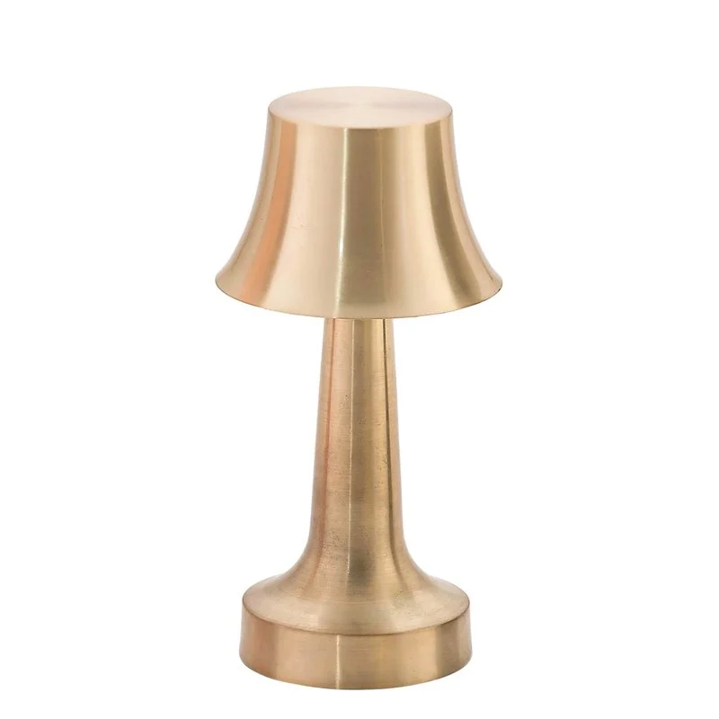 23.5 cm - Campana Lampada Da Tavolo Dimmerabile In Alluminio