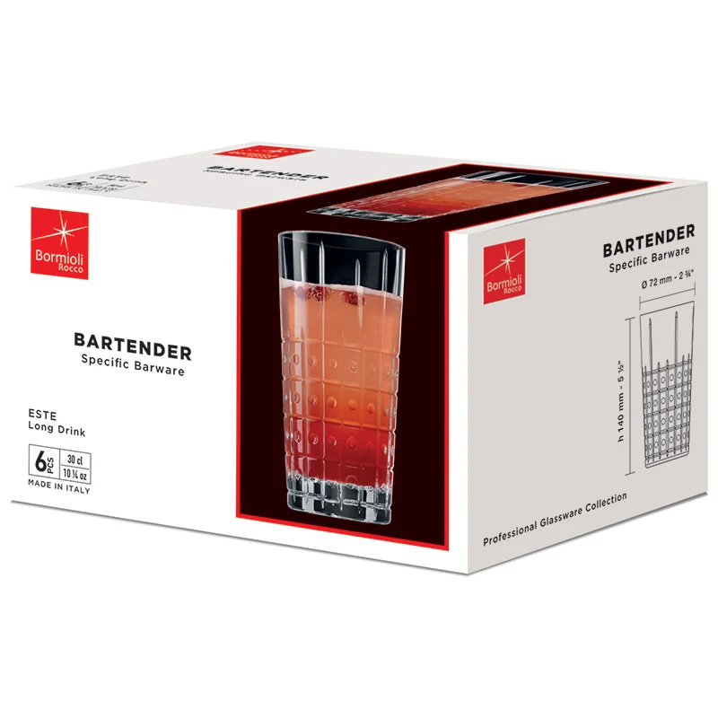 29 cl - Este Bicchiere Bibita in Vetro - Set 6 Pezzi
