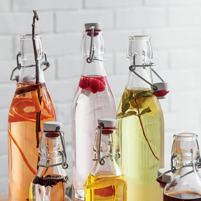 50 cl - Giara Bottiglia Acqua in Vetro - Set 12 Pezzi
