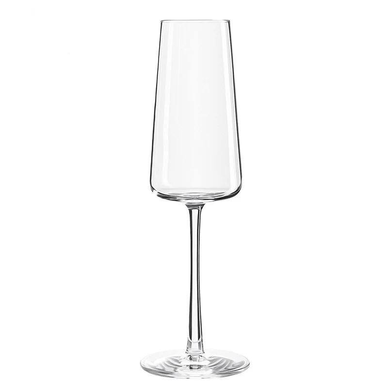 23.8 cl - Power Calice Flute in Vetro - Set 6 Pezzi