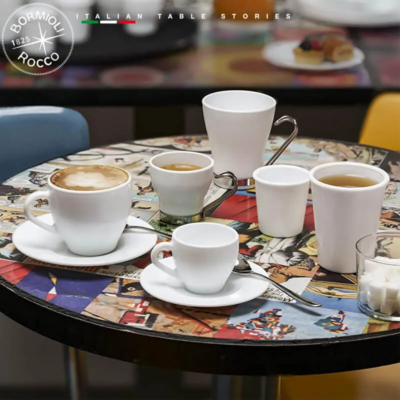 23.5 cl - Aromateca Tazza Cappuccino in Vetro - Set 4 Pezzi