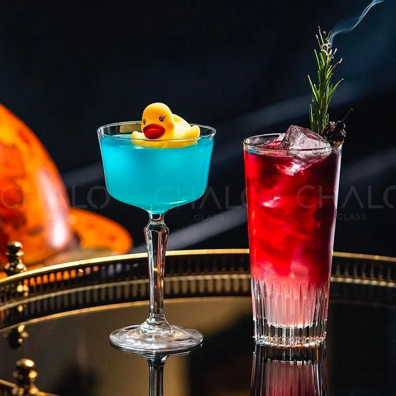 25 cl - Spksy Calice Cocktail in Vetro - Set 6 Pezzi