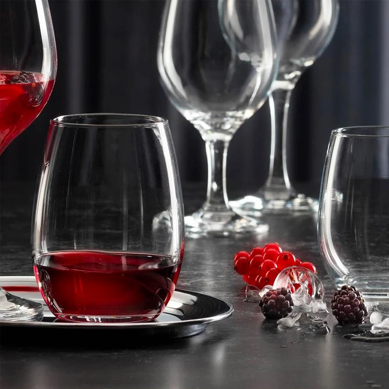 57 cl - Amber Bicchiere Vino Rosso in Vetro - Set 6 Pezzi