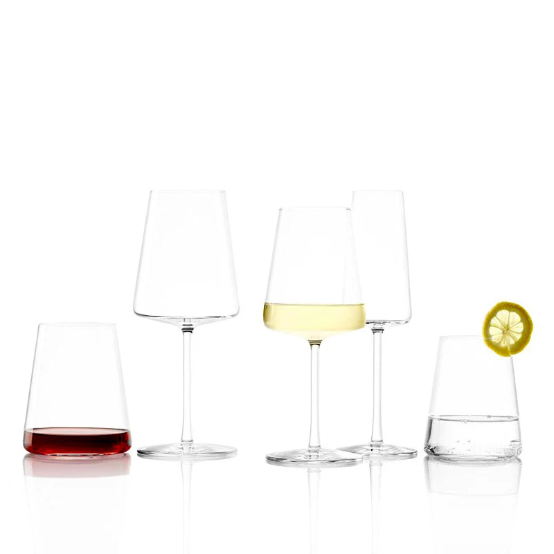 38 cl - Power Bicchiere Vino Bianco in Vetro - Set 6 Pezzi