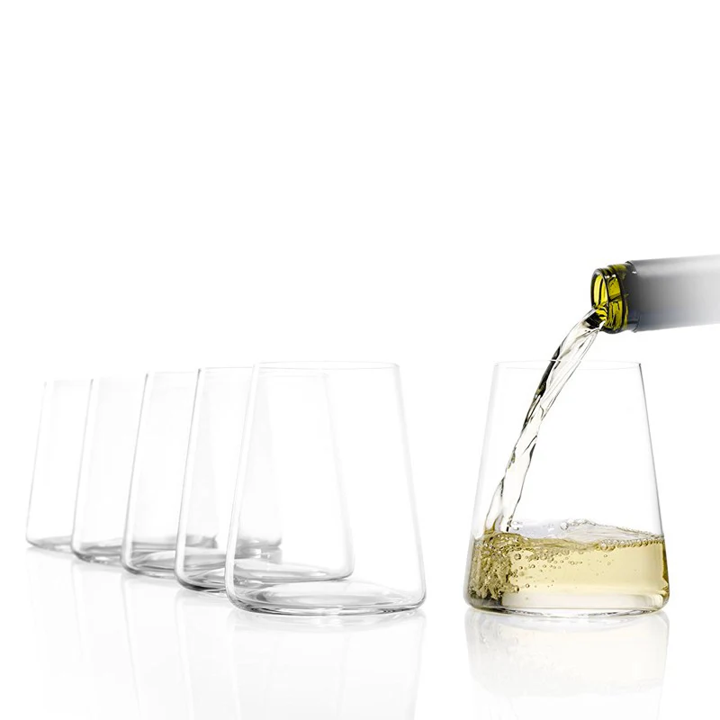 38 cl - Power Bicchiere Vino Bianco in Vetro - Set 6 Pezzi