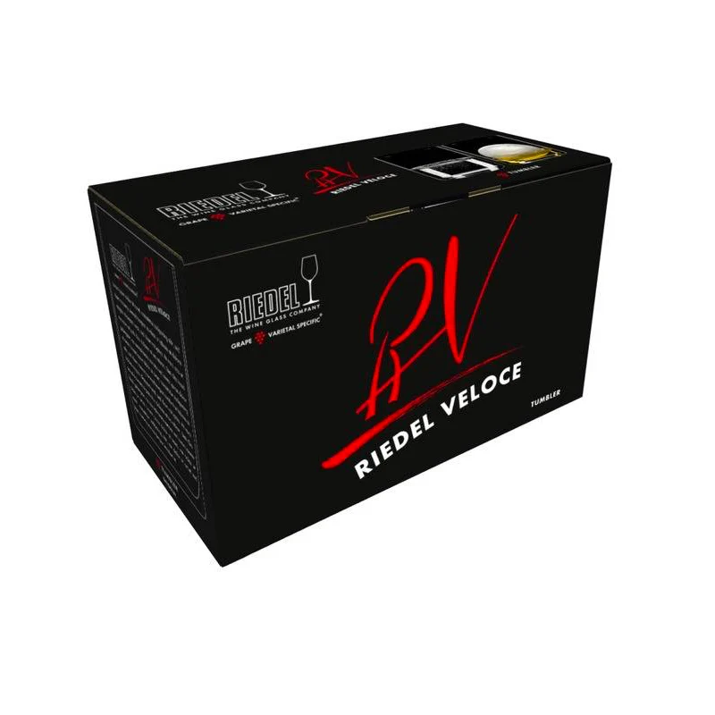 43 cl - Veloce Bicchiere Acqua in Vetro - Set 2 Pezzi
