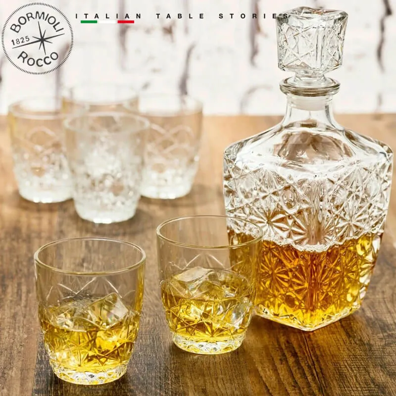 Dedalo Set Whisky in Vetro - Set 7 Pezzi