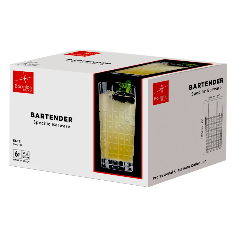 49 cl - Este Bicchiere Bibita in Vetro - Set 6 Pezzi
