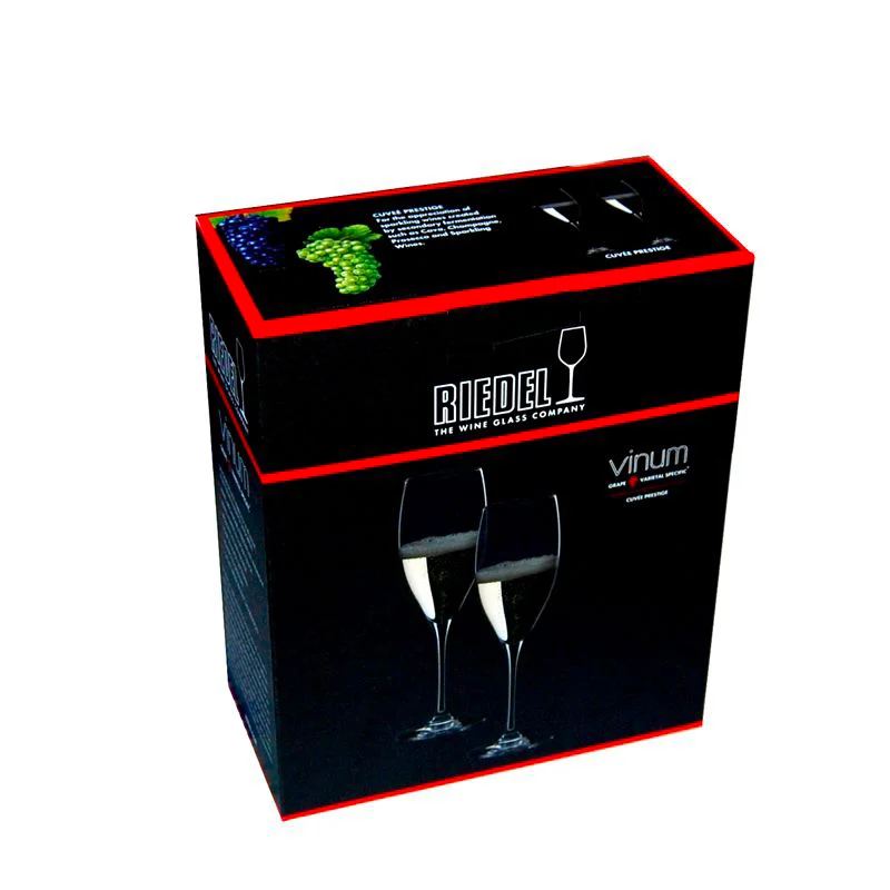 23 cl - Vinum Calice Flute in Vetro - Set 2 Pezzi
