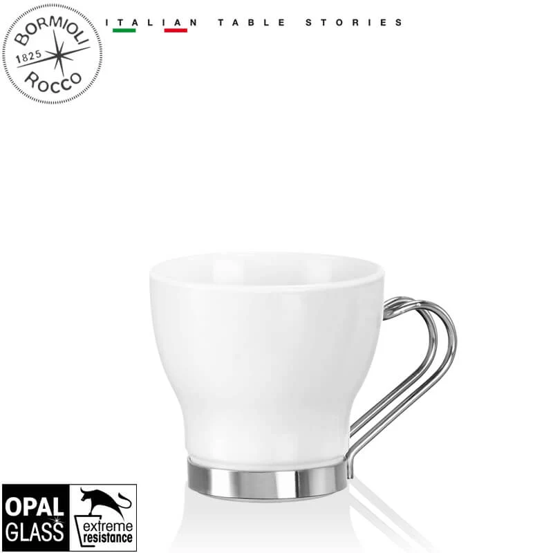 10.9 cl - Aromateca Tazzina Caffé in Vetro - Set 4 Pezzi