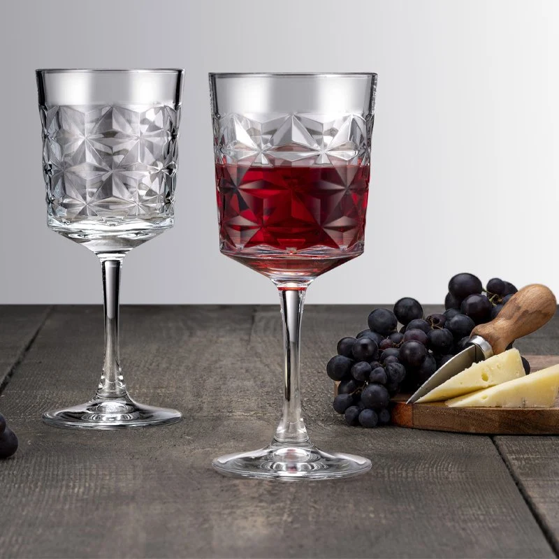 33 cl - Estrella Calice Vino Bianco in Vetro - Set 4 Pezzi