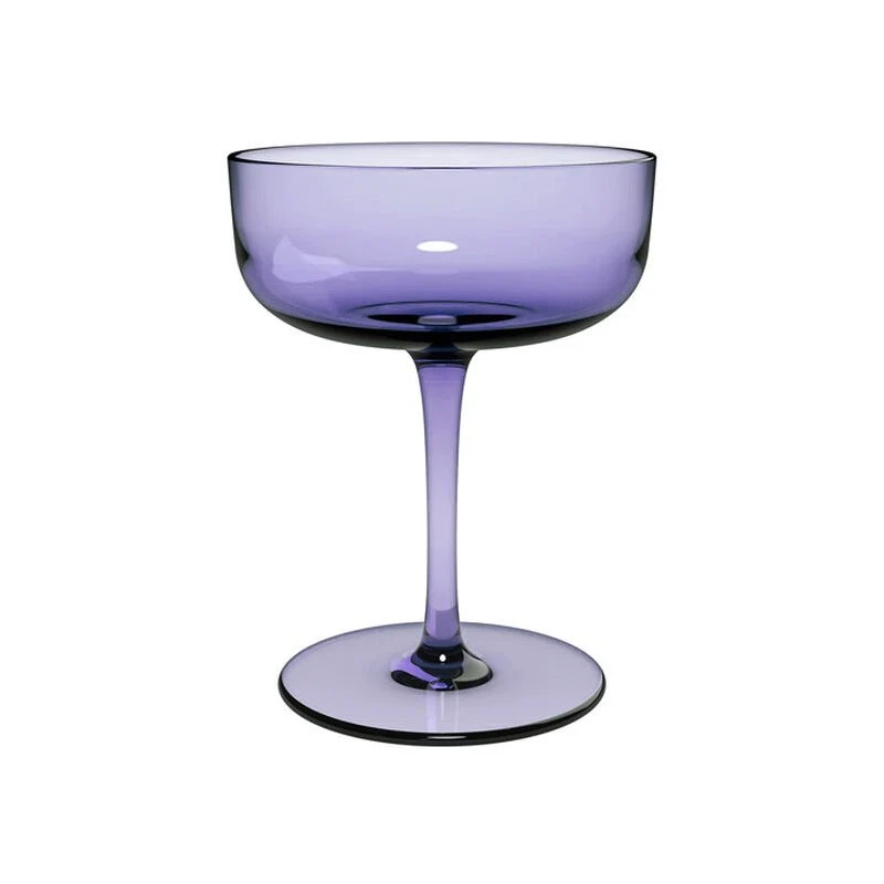 10 cl - Like Coppa Champagne in Vetro - Set 2 Pezzi