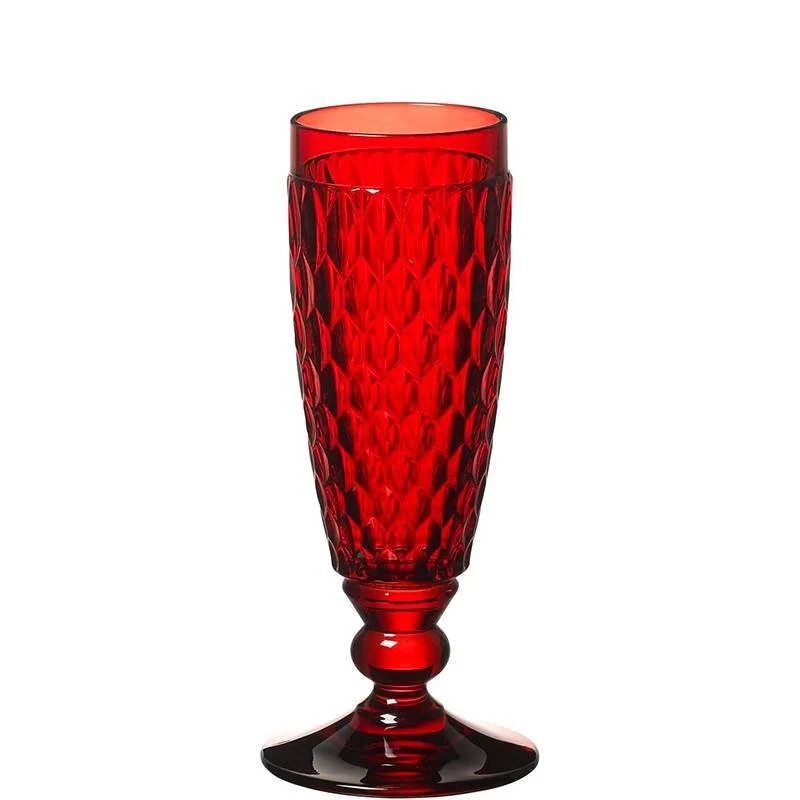 14.5 cl - Boston Calice Flute in Vetro - Set 4 Pezzi