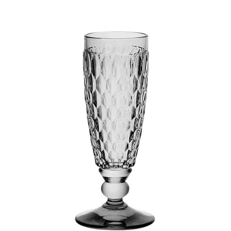 14.5 cl - Boston Calice Flute in Vetro - Set 4 Pezzi
