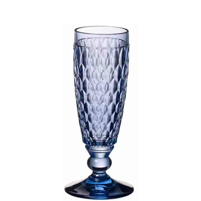 14.5 cl - Boston Calice Flute in Vetro - Set 4 Pezzi