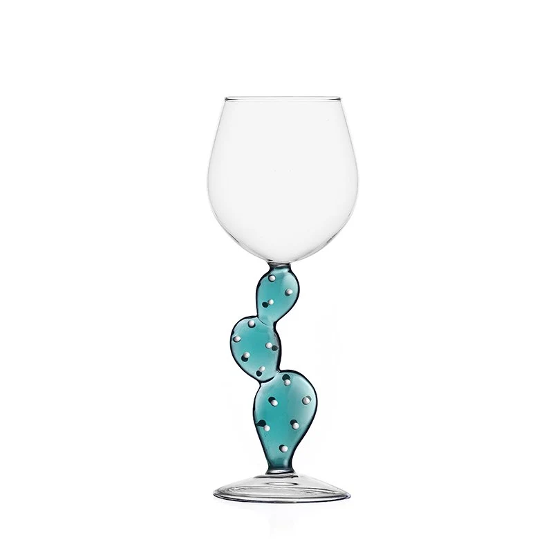 35 cl - Desert Plants Calice Acqua Cactus in Vetro Borosilicato