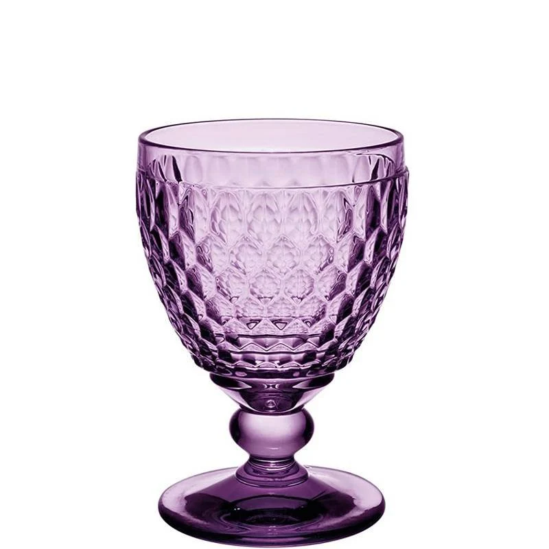 20 cl - Boston Calice Vino Rosso in Vetro - Set 4 Pezzi