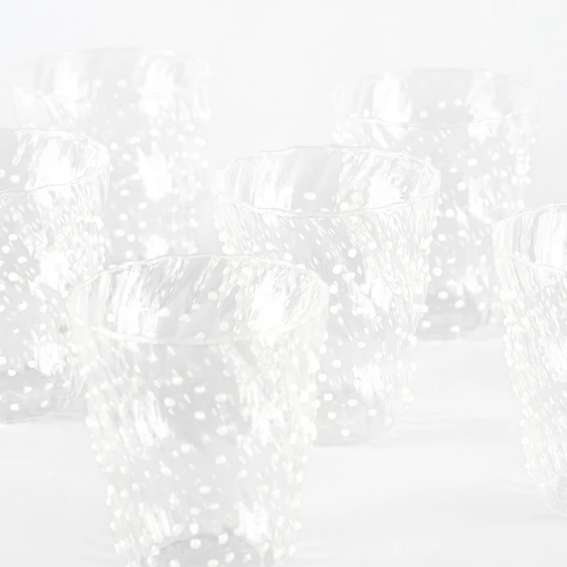 37 cl - Twist Pua Bicchiere Acqua in Vetro Borosilicato - Set 6 Pezzi
