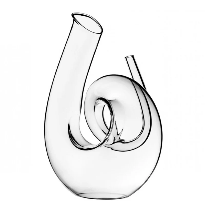 140 cl - Curly Decanter in Vetro