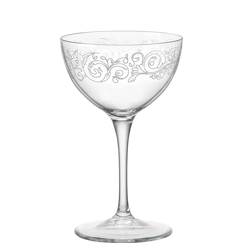 23.5 cl - Bartender Novecento Bicchiere Martini in Vetro - Set 6 Pezzi