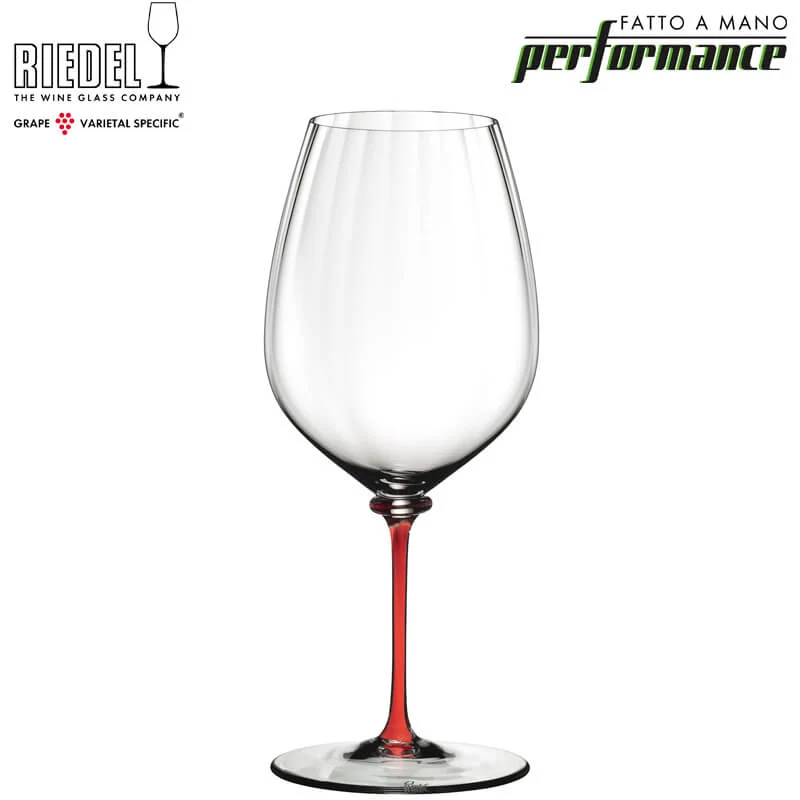 83.4 cl - Fatto A Mano Performance Calice Vino Rosso Cabernet Merlot in Vetro