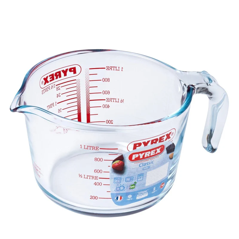1 Litro - Classic Caraffa in Vetro Borosilicato