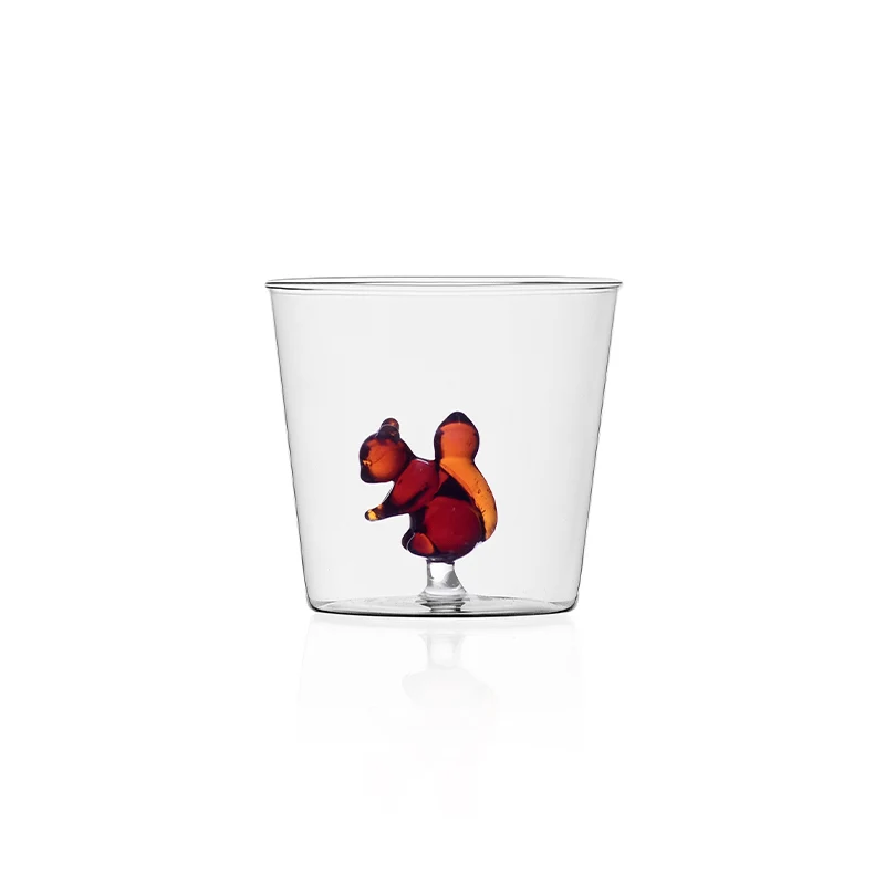 30 cl - Animal Farm Bicchiere Acqua in Vetro Borosilicato - Set 6 Pezzi