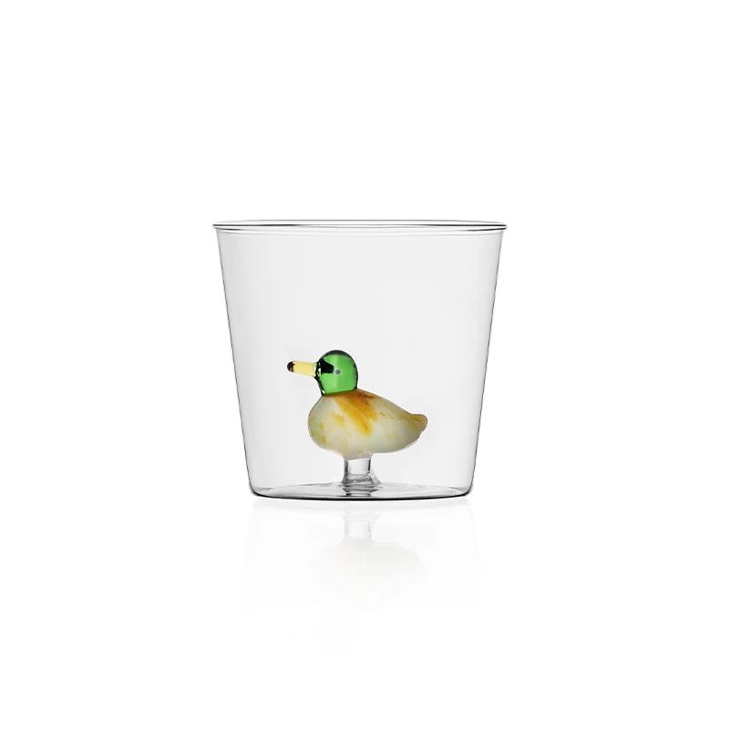 30 cl - Animal Farm Bicchiere Acqua in Vetro Borosilicato - Set 6 Pezzi