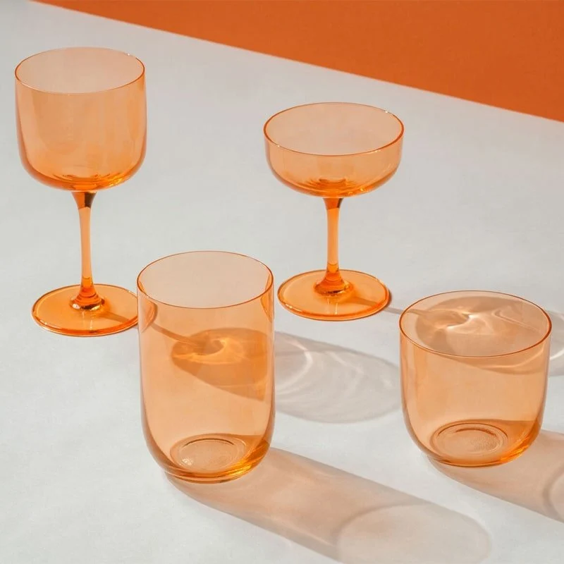 38.5 cl - Like Bicchiere Bibita in Vetro - Set 2 Pezzi