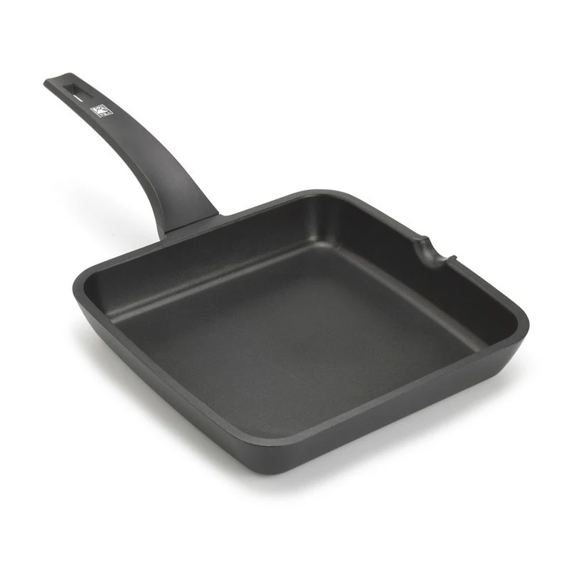 Bistecchiera Con Manico In Bachelite Anticalore, 28x28 cm, efficient - Pintinox