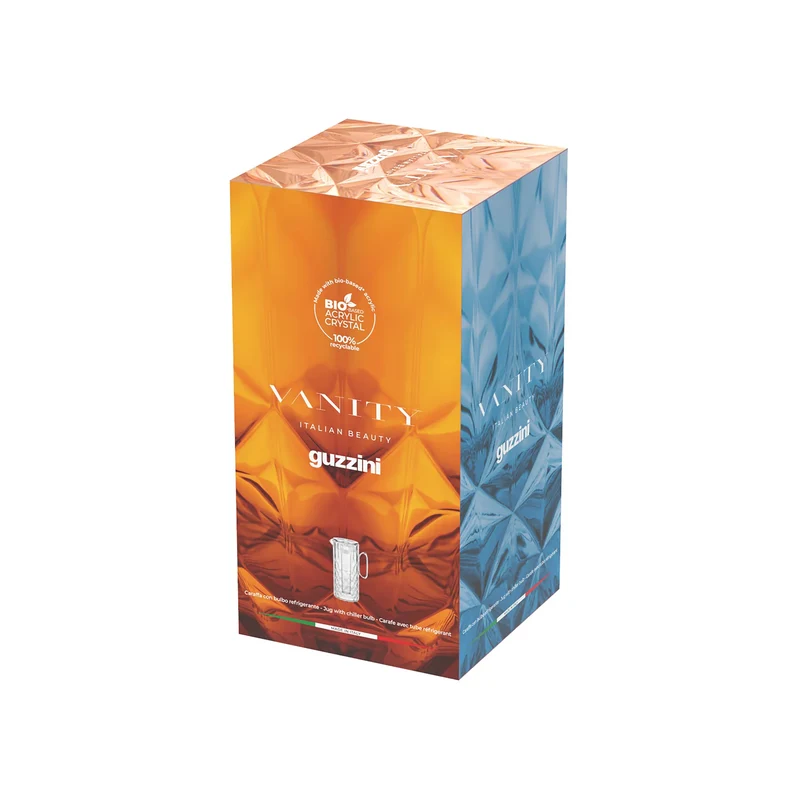 CARAFFA CON BULBO REFRIGERANTE "VANITY" - Trasparente