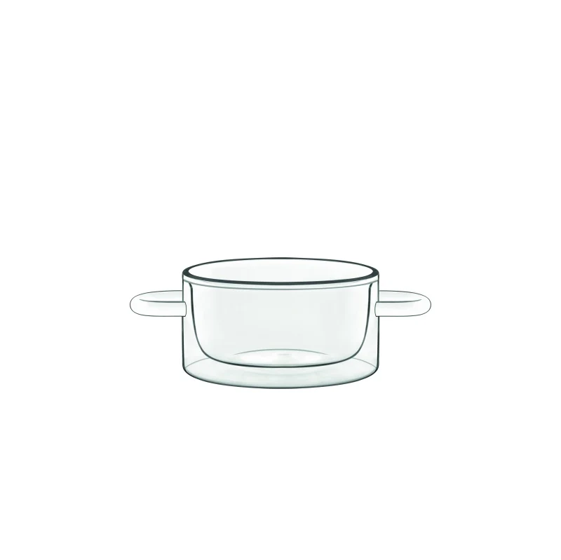 Contenitore Rotondo Manici 270 ml, collezione Thermic Glass - Luigi Bormioli