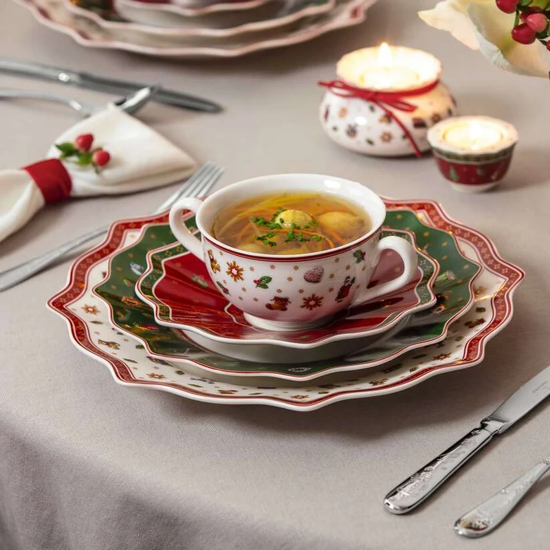 Toy's Delight Ciotola per zuppa multicolore, Premium Porcelain